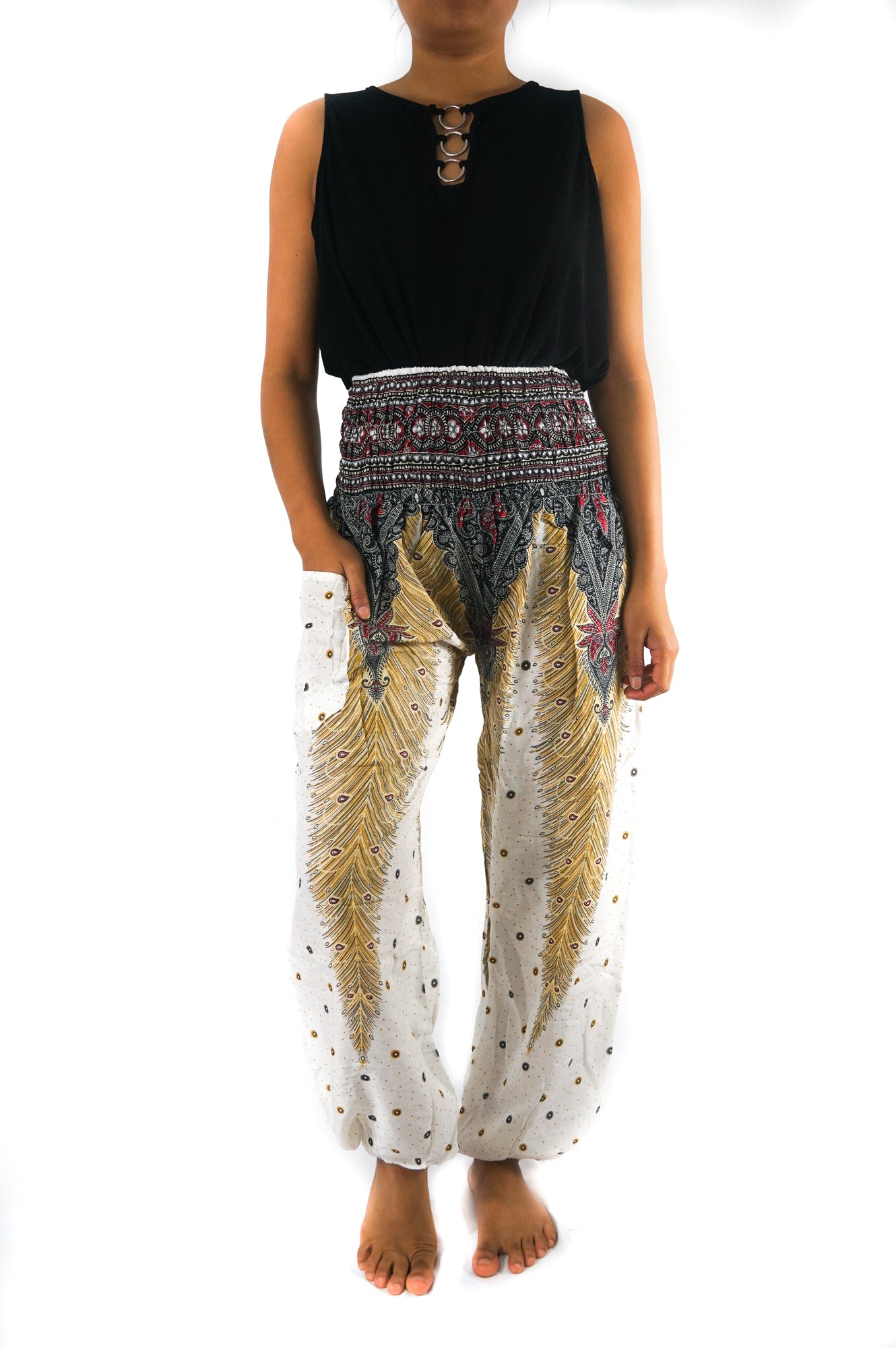 WHITE PEACOCK Boho Pants